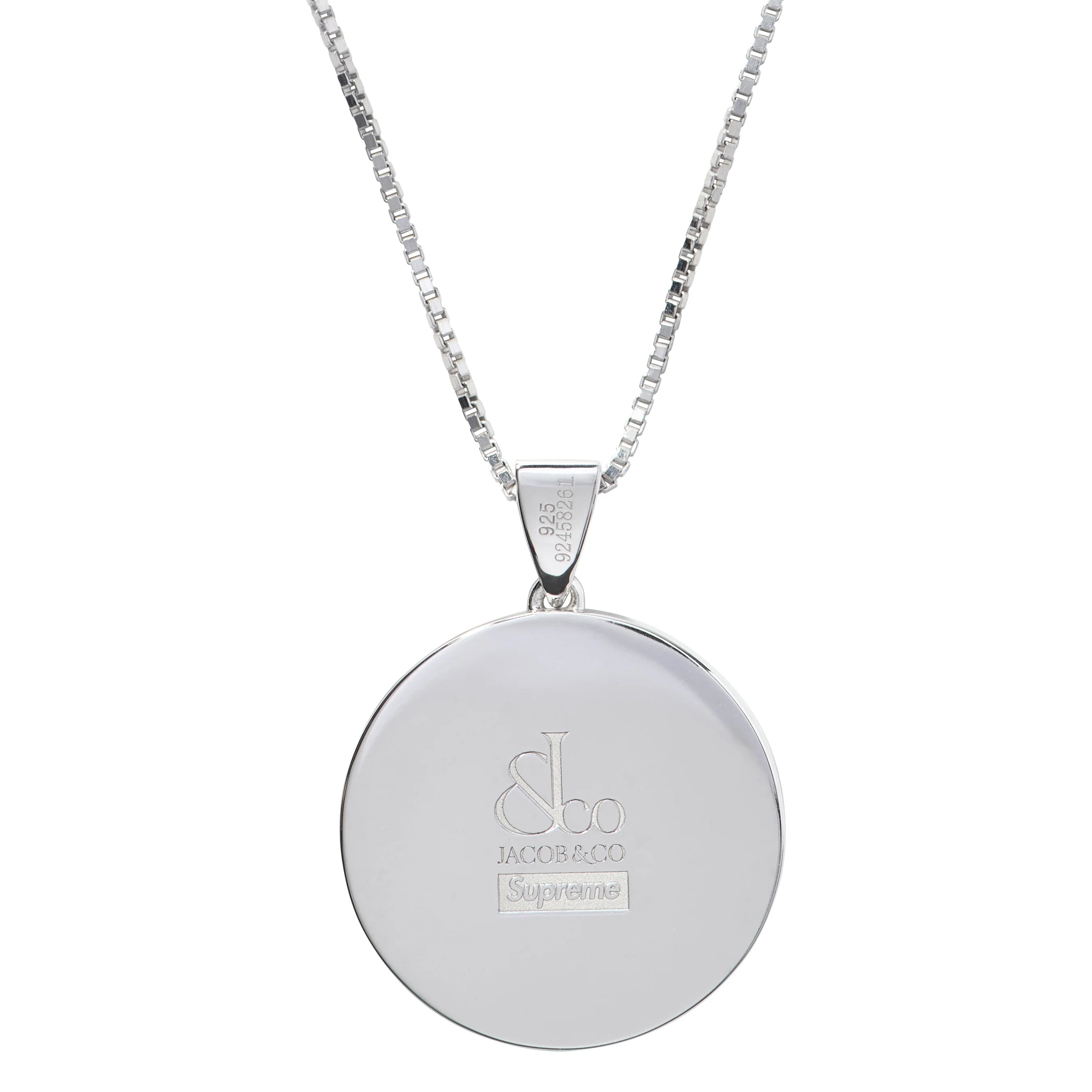 Supreme®/Jacob&Co Sterling Silver Zodiac Pendant view 17